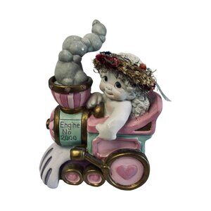 Dreamsicles Club Get on Board Special Edition Love Train Engine Figurine 4" x 5"